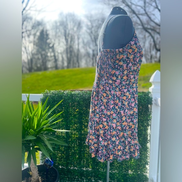 Torrid Women’s Plus Size 1 Floral Summer Mini / Midi Dress - Picture 7 of 9